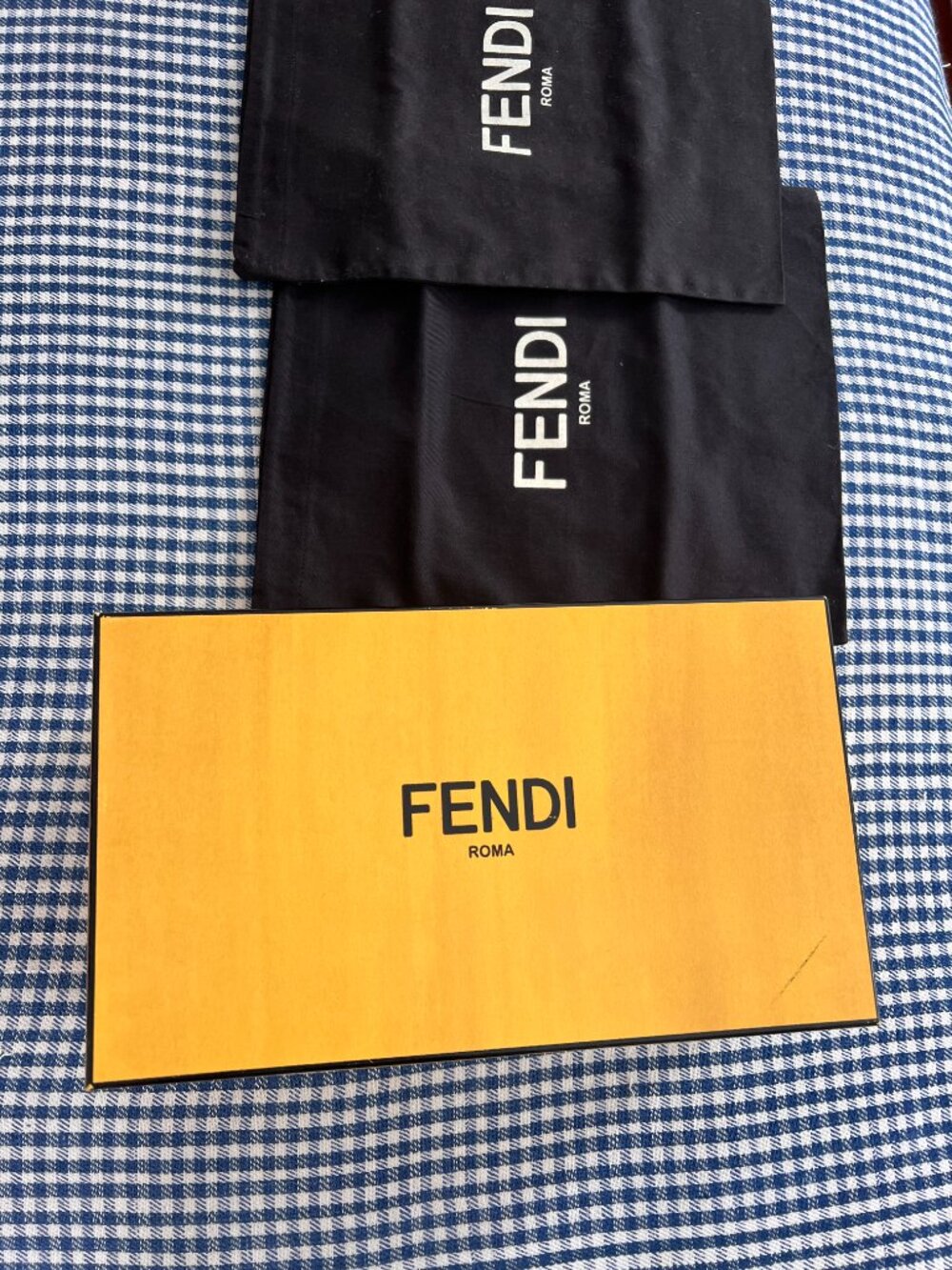 Fendi Espadrille slide size 6.5 NIB - Picture 4 of 14